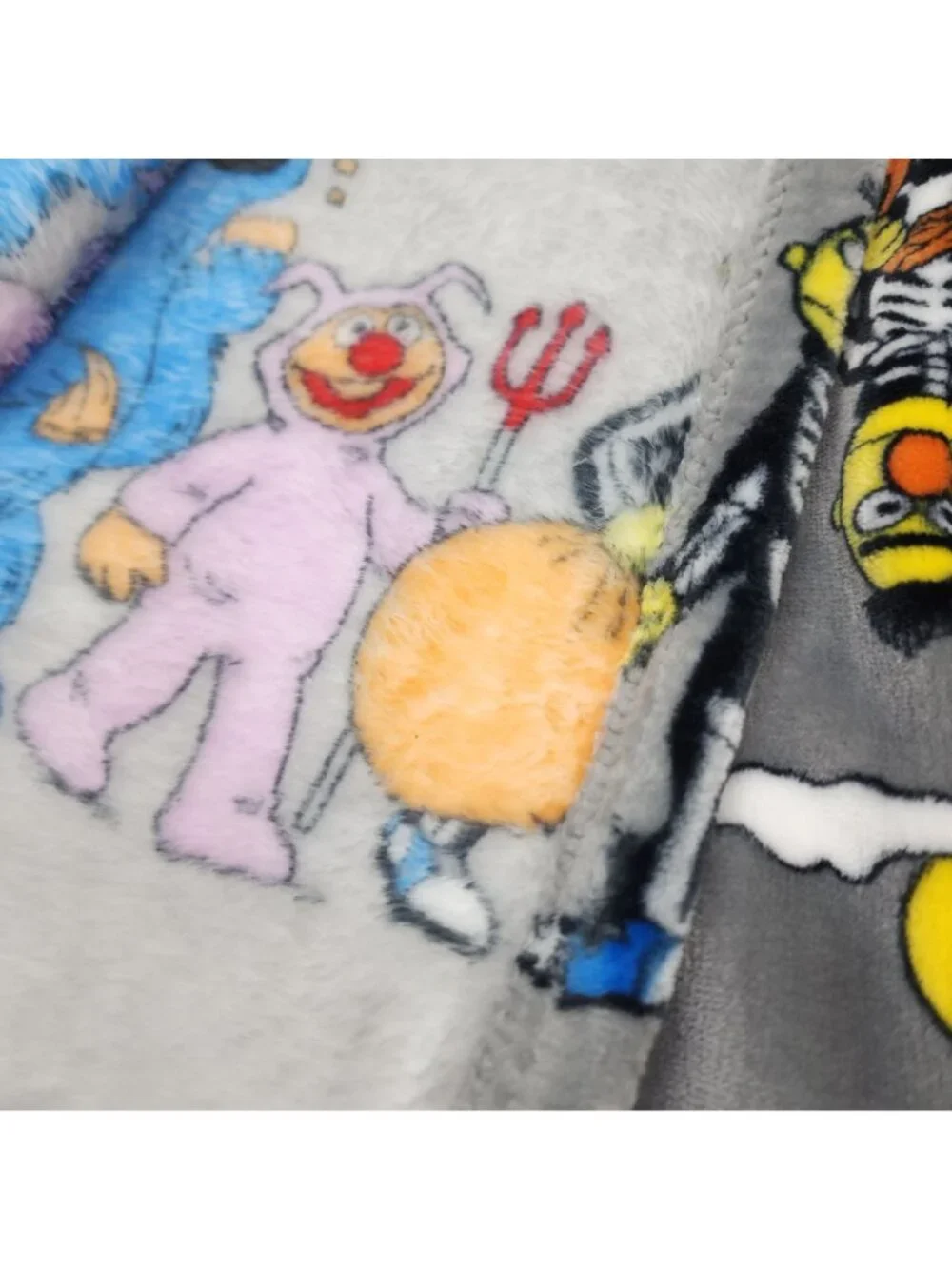 Sesame Street Halloween Decorative Throw Blanket 60